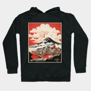 Nagasaki Japan Travel Vintage Tourism Poster Hoodie